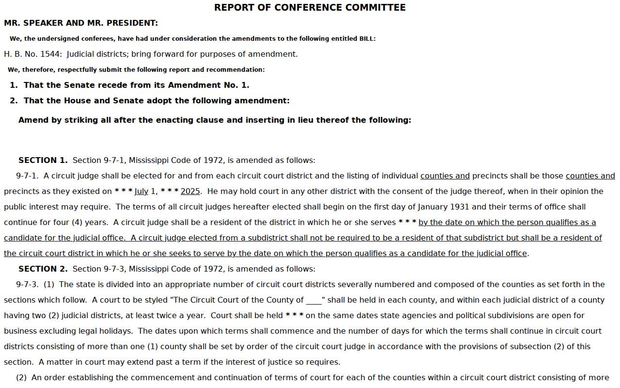 Humphreys County criminal docket Circuit district transition source